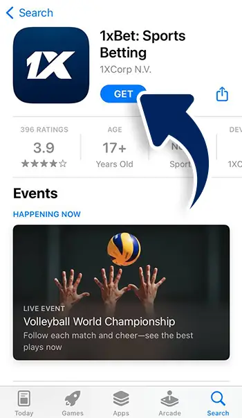 Step 10 - Tap Get button and authenticate in App Store