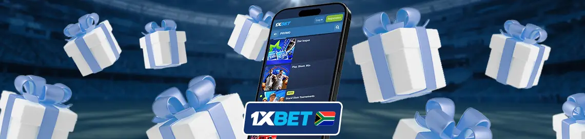 Bet with 1xBet bonuses banner
